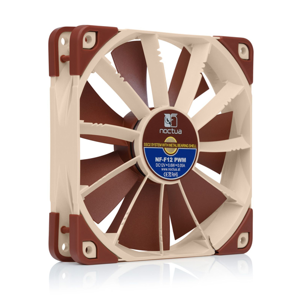 Noctua NF-F12 PWM 120mm Cabinet Fan (Single Pack)